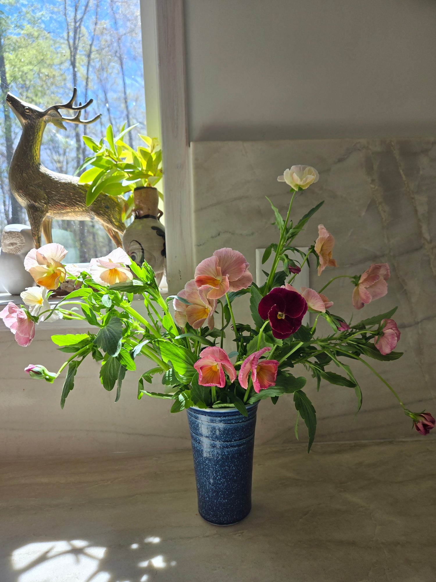 Pansy- Mix Imperial Antique &amp; Sweet Pea Mix- Cutting Pansies